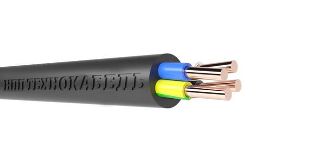 Кабель ВВГнг(А)-LSLTx 4х2.5 (N) 0.66кВ (м) Технокабель 00-00148403